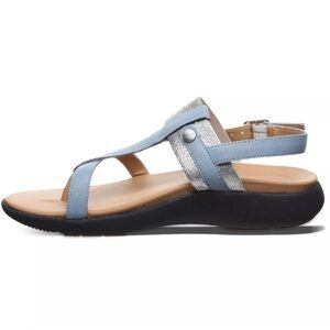NWT Strole Breeze Women's Light Blue Sandals with Orthotic Arch Support new open